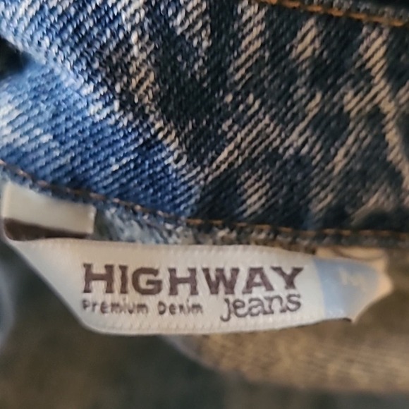 Highway Jeans Button Blue Jean Denim Jacket Size Medium - Picture 5 of 6